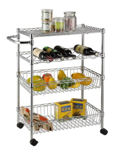 NSF Carbon Steel Chrome Palted Food Storage Wire Shelving