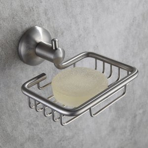 FLG Soap Dish Stainless Steel Bathroom&Kitchen Shower Soap Holder