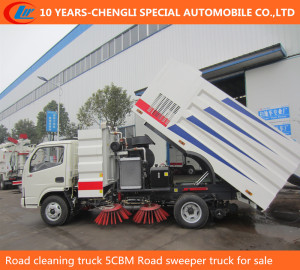 Road Cleaning Truck 5cbm Road Sweeper Truck for Sale