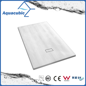 Sanitary Ware 900*800 SMC Shower Tray Wooden Effect Surface (ASMC9080W)