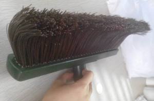 Curl Bristle Wooden Floor Broom